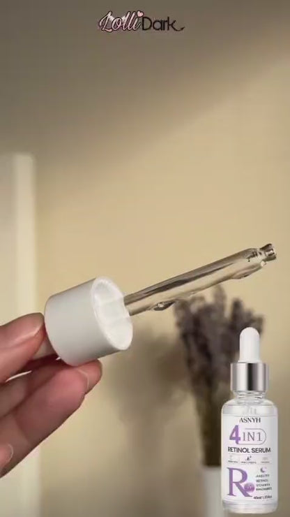 ASNYH Sérum Retinol 4 en 1 – Antiedad, Firmeza e Iluminador