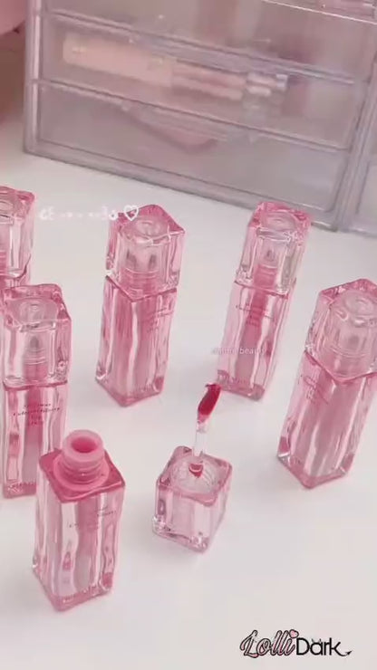 Shaqinuo Tinta Jelly Kiss Lip Gloss Efecto Glass Lips 6 Tonos