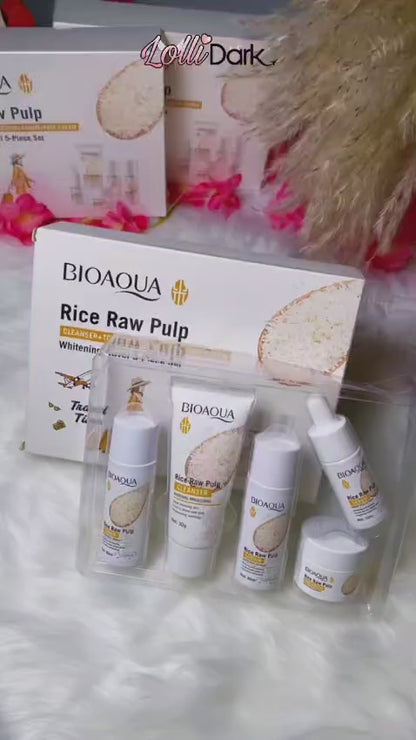 Set Skincare Rice Raw Pulp BIOAQUA