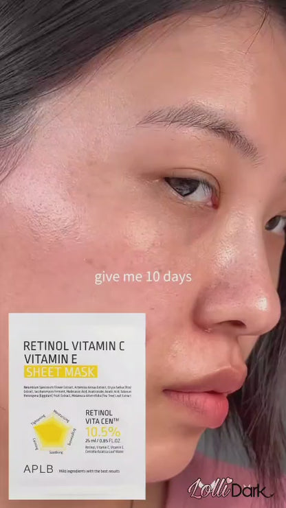 Mascarilla Retinol Vitamin C & E APLB