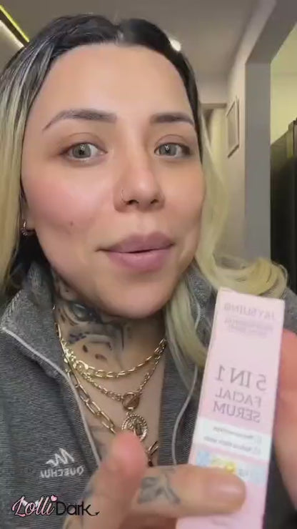 SRRTK Sérum Facial 5 en 1 Niacinamida Vitamina C y Colágeno