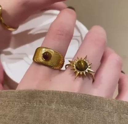 Anillos “Golden Eclipse”